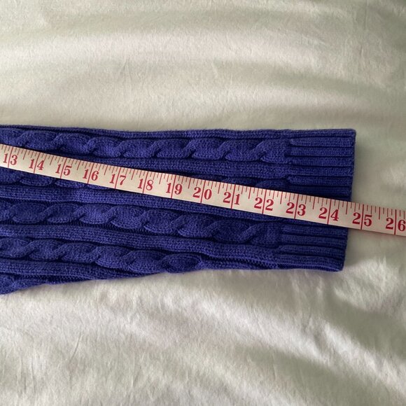 Lands End Womens 3XL Plus Crewneck Sweater 100% Cotton Cable Knit - Picture 5 of 10